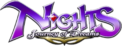 Nights Journey of Dreams title screen for Wii